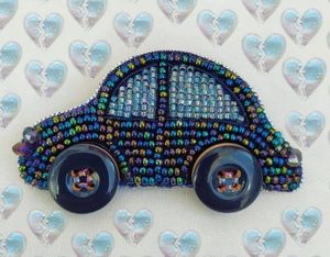 Porte-clés en perles fait main personnalisé, accessoires en perles tendance, vente en gros - Product Image 4