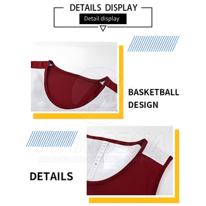 Uniforme de Baloncesto Reversible de Último Estilo con Servicio OEM, Uniforme de Baloncesto Reversible Personalizado en Grandes Cantidades - Product Image 3