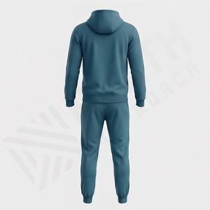 Conjunto Deportivo de Invierno para Hombre, con Capucha, Manga Larga, Cierre Completo, Color Personalizado, Alta Calidad, 100% Algodón Transpirable, para Gimnasio y Fitness - Product Image 2