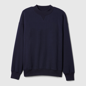 Sweat-shirt à col montant d'hiver de haute qualité pour femmes, matière polaire en polyester/coton, léger, impression personnalisée sur le devant, OEM - Product Image 5