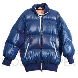 Mosaic Impex, chaqueta de plumón azul de Invierno para mujer, acolchada con cremallera, cortavientos, nuevo diseño, abrigo de tela estampado, forro de nailon - Product Image 1