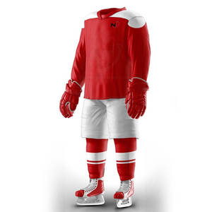 Uniforme de hockey sobre hielo unisex superventas, conjuntos a granel de tacto suave a precio de fábrica - Product Image 4