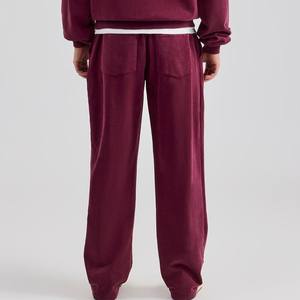 ชุดวอร์มผ้าฟลีซสำหรับผู้ชายชุดวอร์มเล่นกีฬามีฮู้ดมีซิปกางเกงวิ่งจ๊อกกิ้งทรงโอเวอร์ไซส์ชุดกีฬาสองชิ้นสำหรับผู้ชาย - Product Image 6