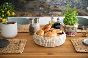 Tazón de algas marinas trenzadas redondas decorativas, vajilla Natural, decoración de presentación de comida, productos vietnamitas al por mayor ecológicos - Product Image 4