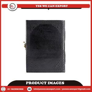 Hot Selling Leather Cover Journal Antique Deckle Edge Paper Vintage Leather Journal With Lock Closure for Sale at Best Price - Product Image 2