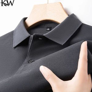 Camiseta Polo Nueva 2025 para Hombre, Verano, Estampada, Cuello a Rayas, Manga Corta, Cómoda, Transpirable, Informal, para Uso Diario - Product Image 1