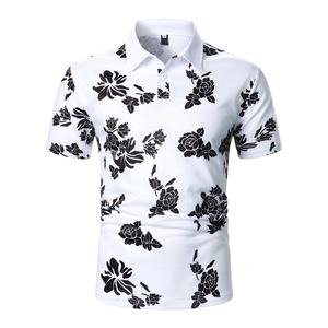 Hommes personnalisés de haute qualité pour polos 100% coton motif solide à manches courtes et fonction anti-rides - Product Image 1