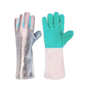 Guantes de seguridad modernos y cómodos Guantes de soldadura de cuero de gamuza de lujo de nueva moda con funcionalidad de elegancia de estilo clásico combinada - Product Image 3