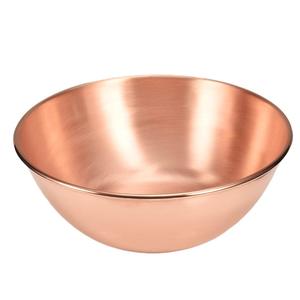 Fournisseur en gros de bols à salade ronds en cuivre poli, écologiques, fabricant - Product Image 5