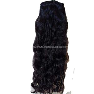 Vente en gros d'extensions de cheveux indiens vierges 100% de haute qualité cuticule brute non transformée alignée 12A Style ondulé 30 pouces vietnamien - Product Image 2