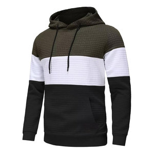 Sudadera con Capucha para Hombre de Alta Calidad, Económica, Tejido Waffle Grueso, Ecológica, Unisex, Personalizable, Estilo Urbano Otoñal - Product Image 2