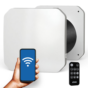 Ventilador de Recuperación de Calor Moderno y Flexible para Hotel, Controlado por Aplicación WiFi y IR, Certificado CE, 30m/h, para Sala de Estar y Baño, BSK Zephyr Mini - Product Image 1