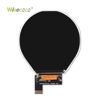 Écran circulaire IPS Wisecoco 3,4 pouces 800*800 avec rétroéclairage WLED 2S4P, écran LCD rond avec carte de commande MIPI