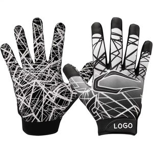 Gants de football américain tendance 2026 avec adhérence premium, logo et couleur personnalisables, vente flash - Product Image 1