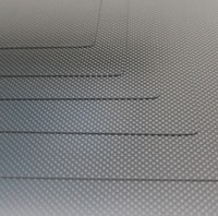 Feuille composite en fibre de carbone tissée thermoplastique 3K (surface noire brillante, épaisseur 0,8 mm) pour l'industrie des bagages et des chaussures