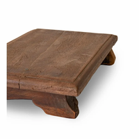 Tables à manger vintage en bois de manguier traditionnel du Nord de l'Inde, design élégant, pour ferme, hôtel, villa, entrepôt, hôpital