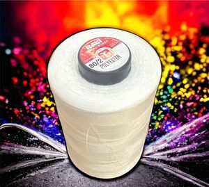 Chất lượng cao nguyên liệu 80/2 màu trắng 100% polyester may chủ đề - Product Image 3