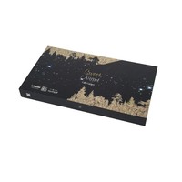 Boîte d'emballage de luxe en carton rigide pour confiseries, boîte magnétique pour chocolats et cadeaux