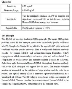 Kit ELISA para MMP9 - Product Image 3