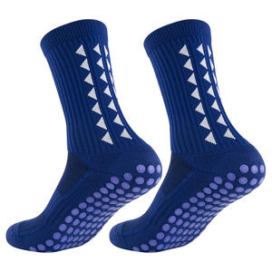 High Crew Men's Thick Sport Soccer Football Training <b>Socks</b> Factory Custom Anti-Slip <b>Grip</b> for Spring Season - Product Image 1