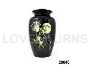 <b>Large</b> Capacity Black & Gold Ashes <b>Urn</b> - Product Image 1