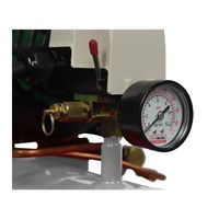 48V Haute Efficacité Imperméable Long Coefficient d'utilisation DC Sans Huile Double Piston Mobile Mini Pompe De Compresseur D'air avec réservoir de 50 litres