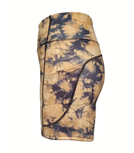 Vente en gros de shorts de motard taille haute pour femmes gym séchage rapide scrunch fesses respirant satin 100% coton sans couture pour motard levage des fesses - Product Image 2