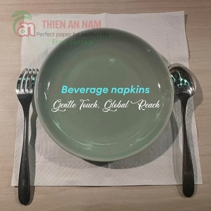 Vente en gros de serviettes de table imprimées à 2 plis, approvisionnement en vrac personnalisé du Vietnam - Product Image 2