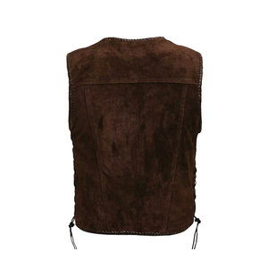 Gilet d'hiver décontracté en cuir véritable pour homme 2025, respirant, service OEM, vêtements d'extérieur personnalisables, nouvelle arrivée - Product Image 3