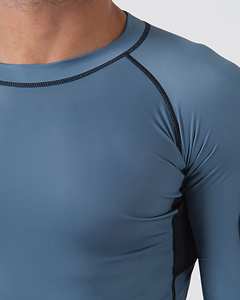 Rashguard Jiu-Jitsu de manga corta personalizado unisex con equipo No Gi de secado rápido de alta calidad y logotipo personalizado - Product Image 5