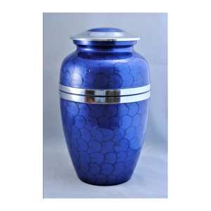 New Design Handmade Adult Cremation Urns <b>Funeral</b> <b>Supplies</b> Aluminium Urn Cremation Handicraft In India With Export Quality - Product Image 3