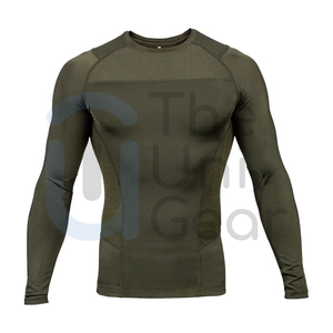 New Arrival Men's Rash Guard <b>Compression</b> Gym <b>Shirt</b> Fitness Sportswear with <b>Custom</b> <b>Design</b> Logo Breathable & Quick Dry - Product Image 6