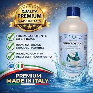 Phure Décalcaissant Liquide 500 ml Écologique Non Toxique Biodégradable pour Fer à Repasser et Aspirateur Vapeur - Product Image 3