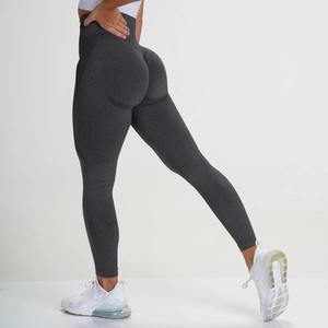 New Casual Plain <b>Leggings</b> for Women Custom Stylish Scrunch Butt Yoga <b>Legging</b> High Quality Spandex Nylon Gym <b>Leggings</b> - Product Image 5