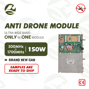 300MHz-1700MHz 광대역 150W GaN 모듈 RF 안티 드론 C-UAS 방해기, 신호 증폭기 RSF 시리즈 공항 보안 - Product Image 1