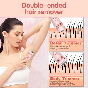 Afeitadora Eléctrica 2 en 1 Impermeable, Silk Glide Pro, Depiladora Corporal para una Depilación sin Dolor - Product Image 6