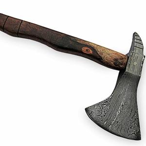 Acier Artisanat Prix d'usine international Poignée en bois polyvalente Axes en acier damas Haute qualité Axes damas les plus populaires - Product Image 6