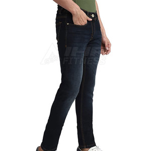 บริการ OEM กางเกงยีนส์ของผู้ชายกางเกงเอวกลางเอวผ้าใบน้ำหนักเบาดีไซน์ล่าสุดสวมใส่สบายสไตล์ลำลอง - Product Image 3