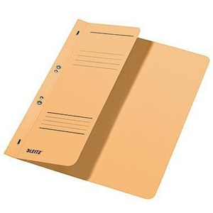 Leitz DIN <b>A4</b> 250g/m Recycled Manila Cardboard Eyelet <b>Folder</b> Chamois LEITZ File <b>Folder</b> - Product Image 1