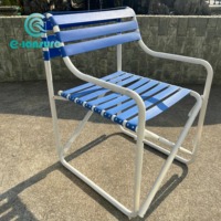 Chaise de camping pliable en aluminium pour extérieur, légère, imperméable, avec sangles, vente en gros directe usine