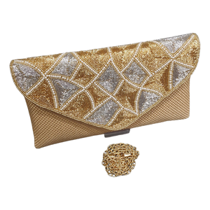 2024 nouveau lancement femmes décontracté perlé Jute sac à main sac à main avec fermeture ouverte paillettes décoration à la mode pour l'exportation - Product Image 1