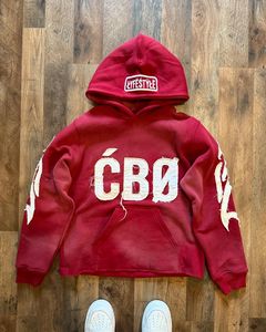 เสื้อฮู้ดสำหรับผู้ชายเสื้อมีฮู้ดผ้าฟลีซ100% ความเป็นกรดลายปักทำให้ซีดจางลง400ตามต้องการ - Product Image 3