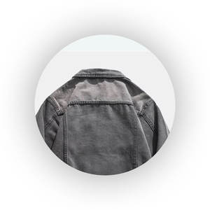 Wholesale Professional Design Heavy <b>Weight</b> Breathable Winter Jeans Jackets for Men Plus Size Casual Wear Fur Hood Waterproof - Product Image 6