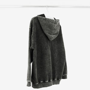 Ropa para hombre Fabricante Suministro Ácido Lavado Sudadera con capucha Logotipo de ropa vintage personalizado Sudaderas con capucha de gran tamaño - Product Image 3