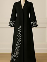 AWAIS HOUSE Vêtements Islamiques en Gros Robe de Mariage Traditionnelle Légère Faite à la Main Perlée et Pailletée Grande Taille Kaftan en Polyester