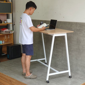 โต๊ะทำงานสำนักงาน FOS รุ่นใหม่ ขนาด 120x60 ซม. ทำจากไม้อัดและเหล็ก ดีไซน์มินิมอล เฟอร์นิเจอร์สำนักงาน ใช้ได้ทั้งที่บ้านและห้องนอน - Product Image 2
