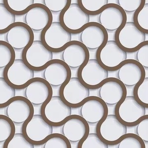 Azulejos de porcelana impresos en 3D modernos de 400x400mm para paredes de ducha de baño de cocina pisos aislamiento térmico hecho en China 40x40cm - Product Image 3