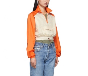 Chaqueta Cortavientos Personalizada al por Mayor para Mujer, Bloques de Color, Transpirable, de Secado Rápido, Chaqueta Cortavientos con Opciones de Tela Personalizable OEM - Product Image 3