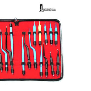 Juego/kit de instrumentos quirúrgicos de bayoneta de acero inoxidable antiadherente bipolar eléctrico de clase alta Premium certificado CE Clase I - Product Image 3