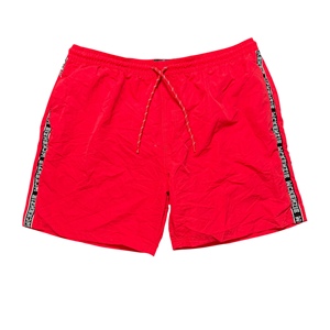 Shorts de bain pour hommes personnalisables, été, plage, séchage rapide, 95% coton, 5% élasthanne, doublure en maille tricotée - Product Image 2